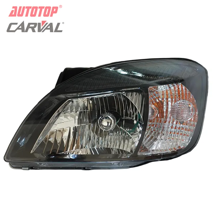 Kia Rio 2005 Black Housing 6-Iho Headlight Apejọ